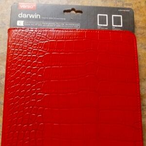 Varso Darwin cover for ipad or unversal tablets red croc skin